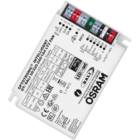 Osram OptoTronic OTI DALI CC Trasformatore LED OTI DALI50/220-240/1A4LT2FANDIM (1/2)