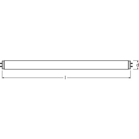Tubo Fluorescente Tradizionale Ledvance/Osram T8 G13 18W 1250Lm 6500K Dimmerabile