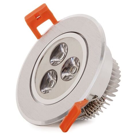 Faretto LED Downlight 3W 281Lm 3000ºK Circolare 40.000H [HO-LEDDOWN-3W-WW]