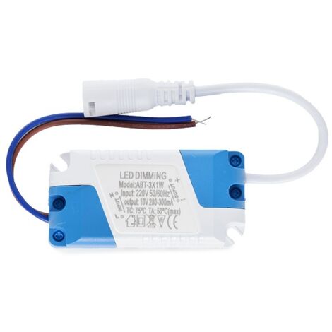 Driver Dimable Slimline Downlights 3W