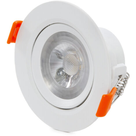 Riflettore Downlight Circolare LED 7W 630Lm 6000ºK 40.000H [LM-4203-CW]