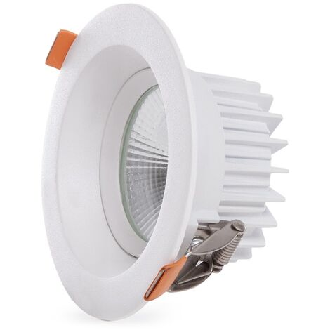 Faretto LED circolare da incasso 9W 900Lm 6000ºK Antiriflesso UGR19 40.000H [HO-DL-AD-COB-9W-CW]