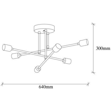 Lampada Da Soffittoiera "Xingcheng" [OPV-521SHN3434]