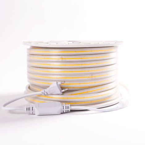 Striscia LED COB 450W 34.200Lm CRI85 220VAC x 50M [HO-COB220-9W-WW]-Bianco caldo