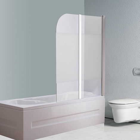 Vasche da bagno in vetro Vetro satinato Divisorio doccia Parete pieghevole Vasca  da bagno a parete