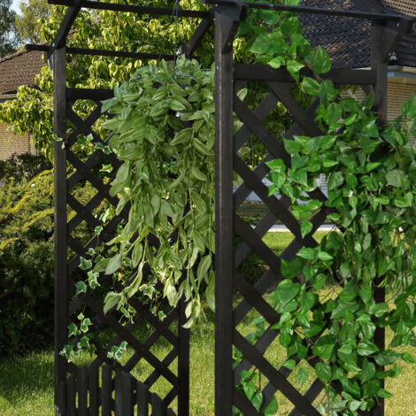 Arco Da Giardino In Metallo Per Rose Rampicanti - Zincato, Resistente Alle Intemperie, Varie Misure (es. 120x220 Cm)