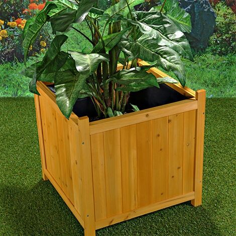 VidaXL Fioriera Giardino Letto Vegetale in Legno di Pino 197x100x40cm