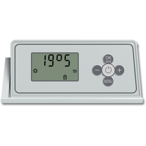 Radiateur Électrique LCD Fonte Blanc 1000W JARPA