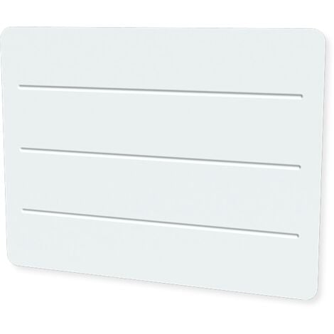 Radiateur à inertie CARRERA - 2000W - Horizontal et plat - Blanc