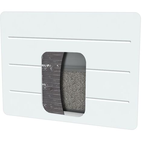 Radiateur à inertie CARRERA - 2000W - Horizontal et plat - Blanc