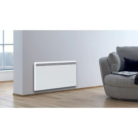 Carrera radiateur a inertie Fonte Double coeur Fonte + Film LCD 2000W - plat - Blanc