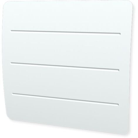 main image of "Carrera radiateur à inertie Fonte + Film 1500W - Horizontal et bombé - Blanc"