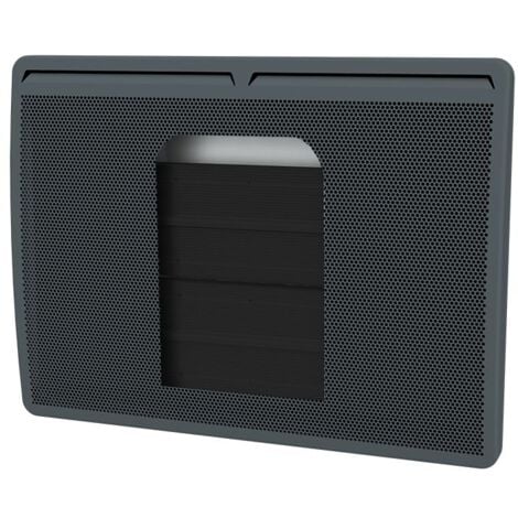 Radiateur Panneau rayonnant Tactile Aluminium Gris Anthracite 1000W LOGAN