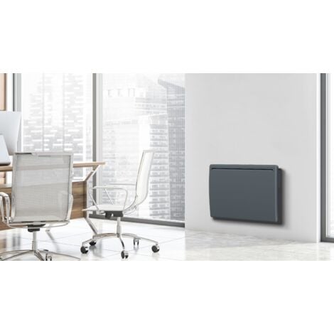 Radiateur Électrique LCD Céramique Gris Anthracite 1000W UNO