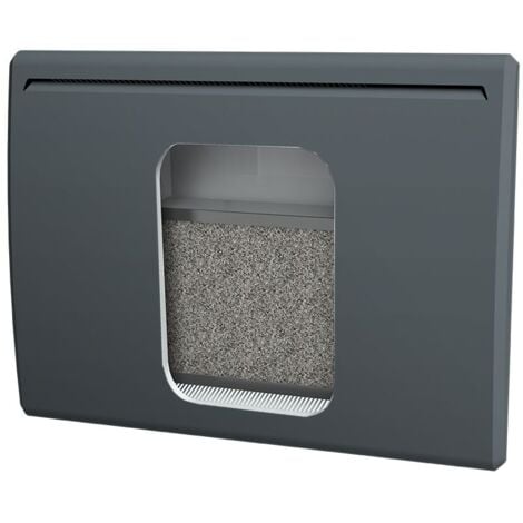 Radiateur Électrique LCD Céramique Gris Anthracite 1000W UNO