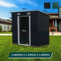 Garden Shed Anthracite Garden Shed Metal Roof Pent Roof Metal Garden Shed Shed Garden Storage Cabinet Garden Storage Cabinet