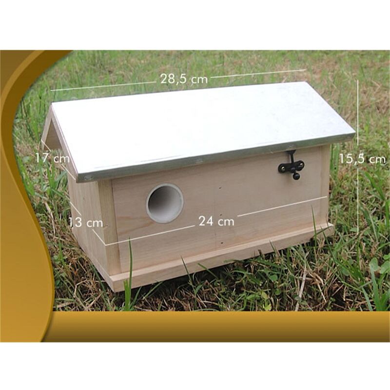 Hotel Abejas Caja Nido Gardigo | Protección Avispas | Madera Colgante | Para Abejas Silvestres
