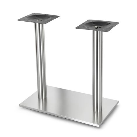 Patas de mesa de acero inoxidable en forma de V, 70 cm