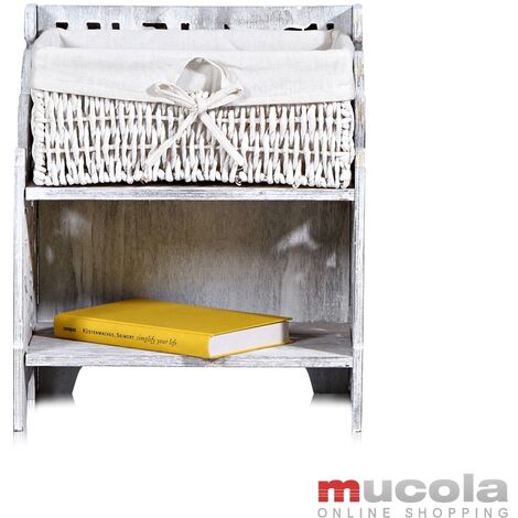 Cómoda Aparador Armario auxiliar Blanco Gris armario lateral cajonera