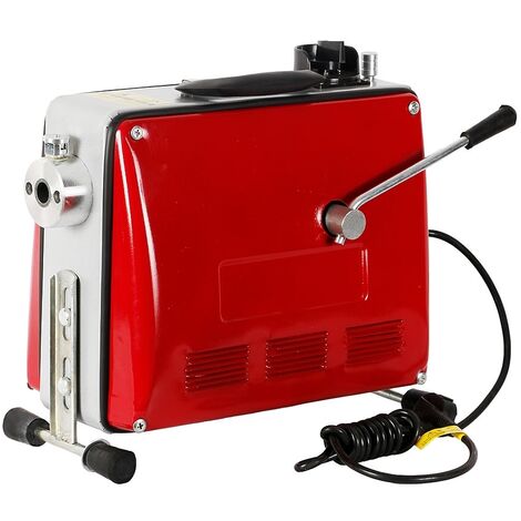 Limpiador de tuberías Máquina limpiadora de tuberías 500W de 16mm Máquina limpiadora de tubos limpiador de desagües limpieza drenaje