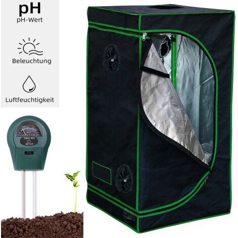 Armario de cultivo invernadero Growbox 100x100x200 cm Carpa de cultivo de plantas de interior Cuarto de cultivo Gabinete de cultivo