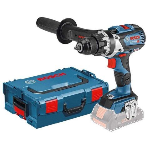 Bosch Professional – Perceuse-visseuse sans fil 18V – Moteur sans balais – Couple 110Nm pour perçage bois et acier – Coffret L-BOXX inclus - 18V-110C
