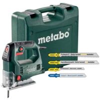 Metabo – Scie sauteuse 450W pour bois dur – Profondeur de coupe 65mm – Vitesse 600-3000 tr/min – 20 lames incluses – 690920000