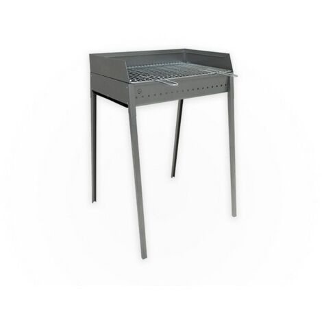 Barbecue a carbone Lisa Vesuvio 60x40 portatile in ferro alluminato (1/5)