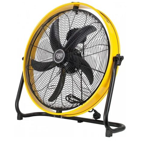 Ventilatore da terra o a parete CFG Yellow Circle 60 nero e giallo (1/6)
