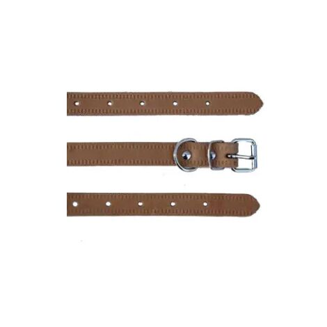 Collari in cuoio naturale per cani Ropet in varie misure - mm. 35x680