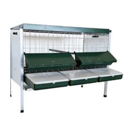 Mini pollaio Ropet da esterno 100135 sovrapponibile in zincato e plastica