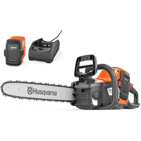Motosega a batteria Husqvarna 240i 36V barra 35cm batteria e carica inclusi