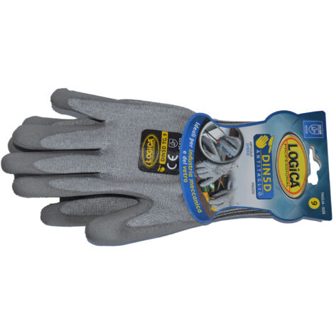 Nitras 8800 3 Paia Guanti Da Lavoro – Antiabrasione, Rivestimento In Schiuma, Grigi, EN388