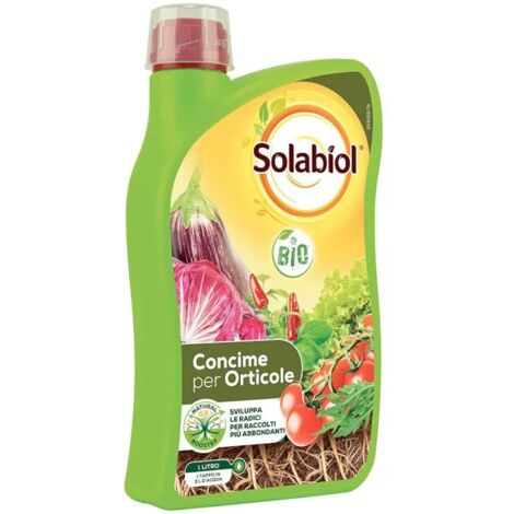 Concime liquido Solabiol Bio per orticole da 1lt Natural Booster