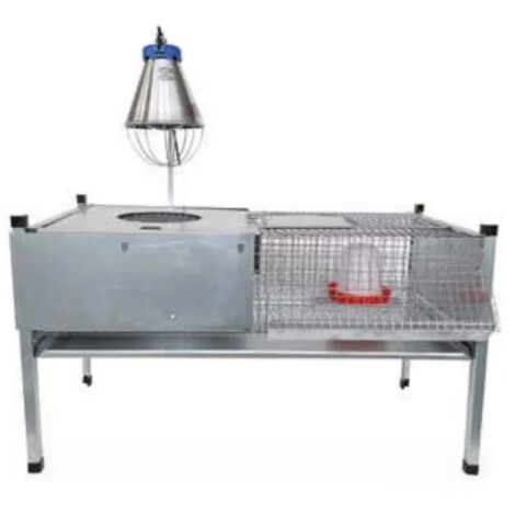 Gabbia calda 100109 zincata per svezzamento 100x50x25/60 cm Ropet 10kg