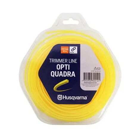 Filo per decespugliatore Opti Quadra Husqvarna blister diam. 2.7mm x 55mt giallo (1/5)