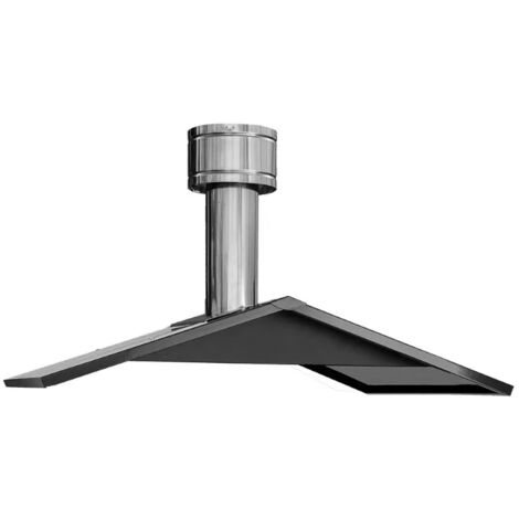 Kit conversione forno da incasso a esterno per forni Rossofuoco - Serie 65, tetto Acciaio Inox