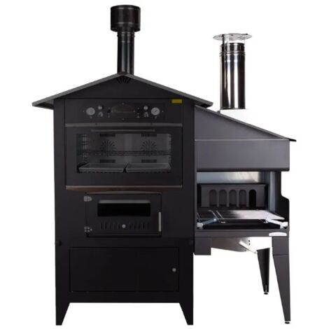 Supplemento tetto inox e griglia inox per barbecue FalA² Rossofuoco - Tetto inox