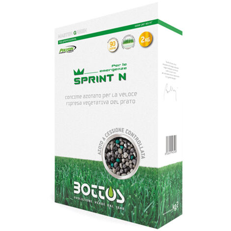 Bottos SPRINT N 27-0-14 Concime fertilizzante prato RIPRESA VEGETATIVA da 2 KG (1/3)