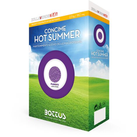 Concime estivo Hot Summer Bottos 2,5Kg antistress per prati in macroterme (1/2)