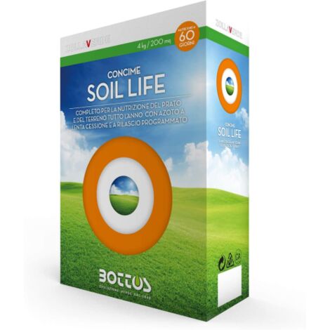 Concime Soil Life 4Kg Bottos prato con microrganismi e micorrize integrate