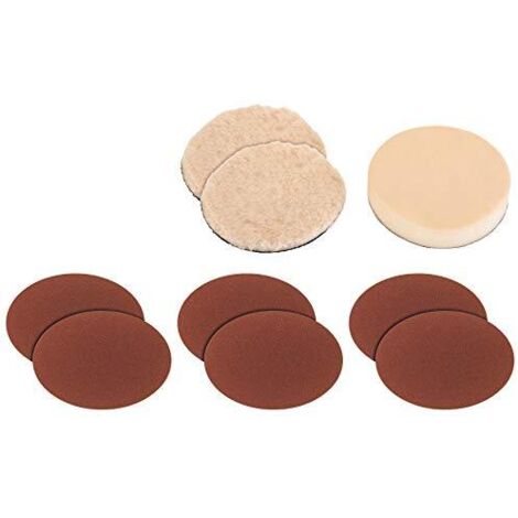 Set Cuffie e Dischi Abrasivi per Lucidatrici Auto 180 mm Einhell CC-PO 2093233
