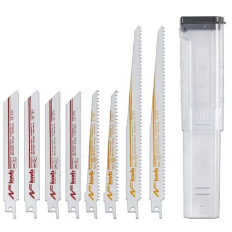 Kwb Lama Per Sega Da Traforo HSS Per Metallo 611230 - 6 Pezzi, Attacco Universale T118A, Per Einhell Bosch Makita
