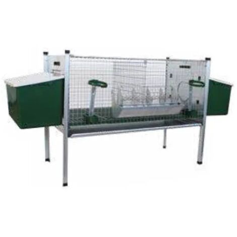Conigliera Eko 200003 Ropet 2 scomparti fattrici 102/162x51x42/80cm