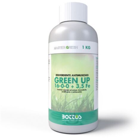 Concime Green Up Bottos 1Kg rinverdente e biostimolante con azoto e ferro (1/3)