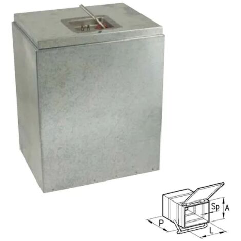 Cassetta porta-attrezzi in lamiera mignon e leggero Cermag - Leggero