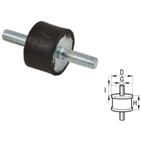 Supporti antivibranti con vite da entrambi i lati - 60753 (1/2)