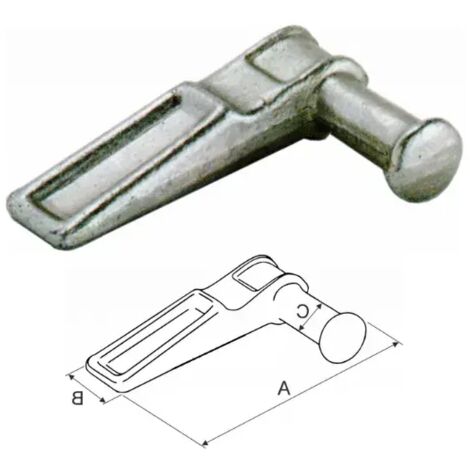 Cerniera laterale destra o sinistra diametro 20 mm Cermag 61287 e 61288 - Destra