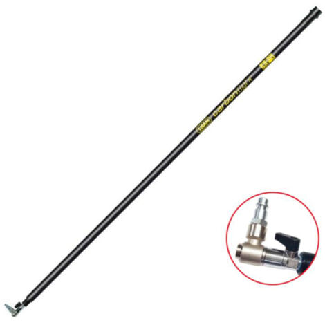 Asta di prolunga con rubinetto Lisam Carbon Light in fibra di carbonio da 2,5 mt
