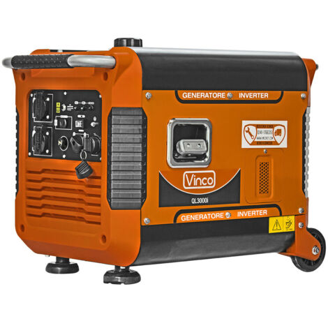 Generatore di Corrente Silenziato Inverter Vinco 60157 Gruppo elettrogeno 3,0 Kw